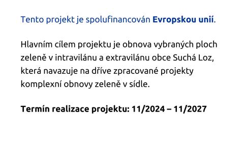 Ilustrační obrázek k projektu Revitalizace zeleně v obci Suchá Loz
