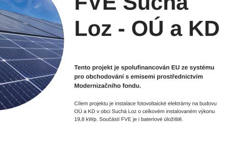 Ilustrační obrázek k projektu FVE Suchá Loz - OÚ a KD